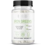 Spalacze tłuszczu - IRON HORSE Iron Greens 90vegcaps - miniaturka - grafika 1