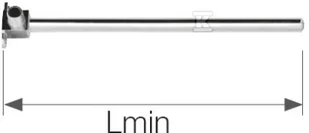 Kolano mosiężne z rurą Cu O15 Push - 18x2.5 L = 210 mm - Łączniki, trójniki, kształtki - miniaturka - grafika 1
