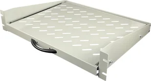 Alantec Półka wysuwana 19" 2U głęb. 350mm, kolor szary, 4 punkty mocowania - Akcesoria do szaf serwerowych - miniaturka - grafika 1