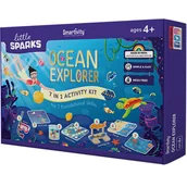 Łamigłówki - Smartivity Drewniane Mechaniczne Puzzle 3D - Odkrywca Oceanu - miniaturka - grafika 1