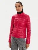 Kurtki damskie - Patrizia Pepe Kurtka puchowa CO0178/A503-M513 Różowy Regular Fit - miniaturka - grafika 1