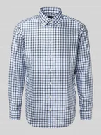 Koszule męskie - Koszula biznesowa o kroju regular fit z bawełny - miniaturka - grafika 1