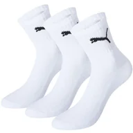 Skarpetki damskie - Skarpety Puma Short Crew 3P 906110 (kolor Biały, rozmiar 35-38) - miniaturka - grafika 1