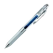Długopisy - Pentel Energel Pure BLN75TL-Cax żelowy długopis atramentowy, granatowy, grubość linii 0,25 mm, końcówka igły, mechanizm naciskowy, do wielokrotnego napełniania - miniaturka - grafika 1