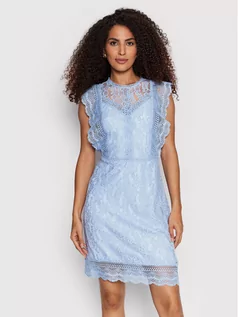 Sukienki - Only Sukienka letnia New Karo 15255736 Niebieski Regular Fit - grafika 1