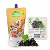 Koncentraty warzywne, przeciery - Przecier z czarnej porzeczki 100% 1KG Purena - miniaturka - grafika 1