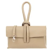 Torebki damskie - Torebka Damska Skórzana Vera Pelle Nodo Beżowa - miniaturka - grafika 1