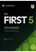 Filologia i językoznawstwo - B2 First 5 Student's Book with Answers with Audio with Resource Bank - miniaturka - grafika 1