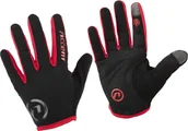 Rękawiczki rowerowe - Accent Rękawiczki z długimi palcami Accent Hero czarno - czerwone XL - miniaturka - grafika 1