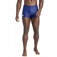 Kąpielówki męskie - Kąpielówki adidas Solid Boxer IU1878 L/XL niebieski - miniaturka - grafika 1