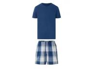 Piżamy męskie - LIVERGY® Piżama męska z bawełny (Niebieski, S (44/46)) - miniaturka - grafika 1