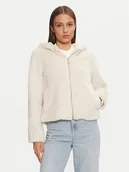 Płaszcze damskie - Guess Futro W3BL50 WFSD0 Szary Regular Fit - miniaturka - grafika 1