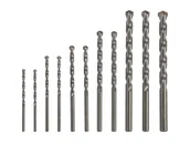 Wiertła - PARKSIDE® Zestaw wierteł HSS/do kamienia/do drewna, 11 elementów (Zestaw wierteł do betonu, 11 sztuk) - miniaturka - grafika 1
