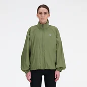 Kurtki damskie - Kurtka damska New Balance WJ41553DEK  zielona - miniaturka - grafika 1