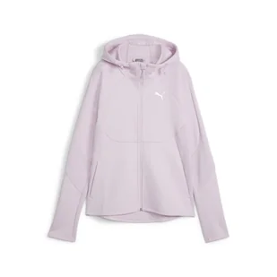 Damska rozpinana bluza EVOSTRIPE z kapturem PUMA Grape Mist Purple - Bluzy damskie - miniaturka - grafika 1