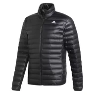 Kurtki i kamizelki sportowe męskie - Kurtka adidas Varilite Down BS1588 - czarna - Adidas - miniaturka - grafika 1