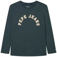 Koszulki i topy damskie - Pepe Jeans Damska koszulka Pierce, zielony (Regent Green), 6 Jahre - miniaturka - grafika 1