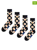 Skarpetki męskie - Happy Socks Skarpety (2 pary) w kolorze czarnym - miniaturka - grafika 1