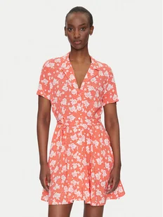 Tommy Jeans Sukienka koszulowa DW0DW21353 Pomarańczowy Relaxed Fit - Sukienki - miniaturka - grafika 1