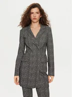 Sukienki - STAUD Sukienka dzianinowa Greenwich R24F7105HS Szary Slim Fit - miniaturka - grafika 1