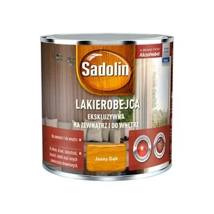 Lakierobejca Ekskluzywna Jasny Dąb 0,25 l Sadolin - Farby i impregnaty do drewna - miniaturka - grafika 1