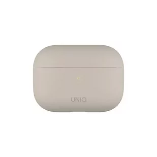 Etui ochronne na słuchawki UNIQ etui Lino do Apple AirPods Pro Silicone beżowy/beige ivory - Akcesoria do słuchawek - miniaturka - grafika 2