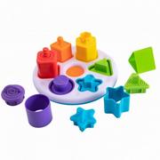 Sortery dla dzieci - Sorter Kształtów Kolorów Plugzy Fat Brain Toys - miniaturka - grafika 1