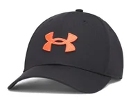 Czapki damskie - Czapka sportowa Under Armour BLITZING CAP Czarna Orange XL/XXL - miniaturka - grafika 1