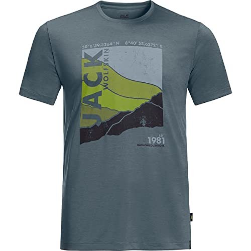 Jack Wolfskin Męski t-shirt Crosstrail Graphic T M