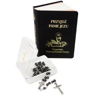 Biżuteria dla dzieci - KSIĄŻECZKA + RÓŻANIEC + ETUI - ZESTAW KOMUNIJNY - miniaturka - grafika 1
