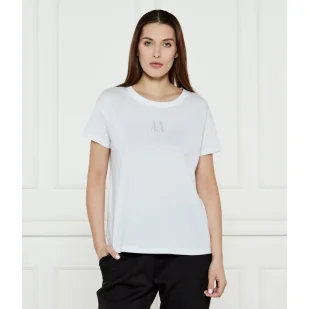 Armani Exchange T-shirt Relaxed fit - Koszulki i topy damskie - miniaturka - grafika 1