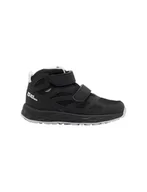 Buty dla chłopców - Jack Wolfskin Woodland 2 Texapore Mid Vc K dziecięce buty trekkingowe, uniseks, Phantom, 32 EU - miniaturka - grafika 1