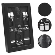 Dodatki do ubrań - SZELKI do Spodni Męskie w Pudełku PREMIUM Mocne Elastyczne od S do XXL - miniaturka - grafika 1