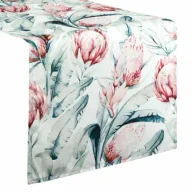 Obrusy i serwetki - Eurofirany B.b. Choczyńscy Sp.J. Bieżnik ogrodowy GARDEN/32C 40x180 kwiat - miniaturka - grafika 1