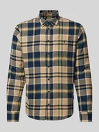Koszule męskie - Koszula casualowa z kołnierzykiem typu button down - miniaturka - grafika 1