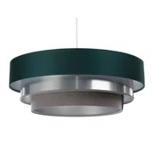 Lampy sufitowe - Trójkolorowa okrągła lampa wisząca z abażurem - 9X S462 R7-B00 - miniaturka - grafika 1