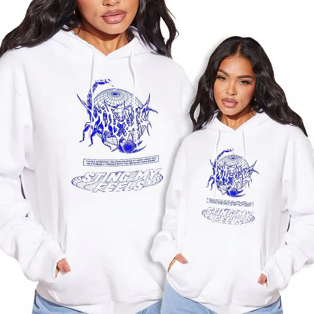 Bluza Damska Biała Z Kapturem STING MY FEELS Wz M