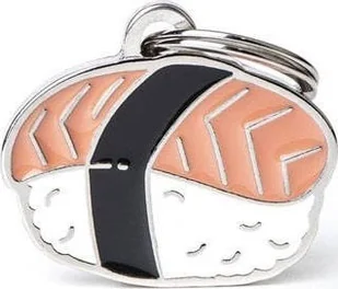 Zawieszka Adresówka Identyfikator z grawerem dla psa i kota sushi - Odblaski i adresówki - miniaturka - grafika 1