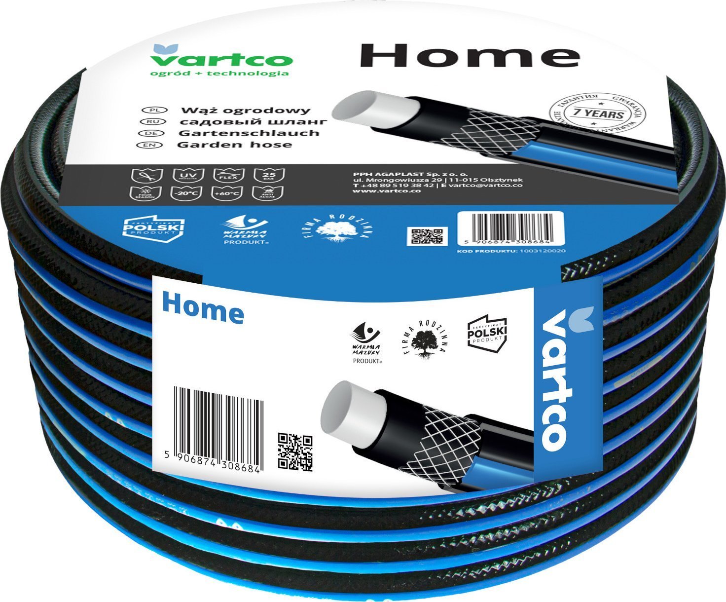 Vartco Wąż ogrodowy Home 3/4