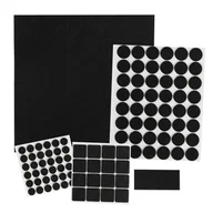Meble modułowe i akcesoria - PODKŁADKI FILCOWE POD KRZESŁA MEBLE NOGI SAMOPRZYLEPNE ZESTAW 133 SZT FILC - miniaturka - grafika 1