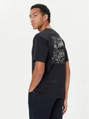 Koszulki męskie - New Balance T-Shirt MT53921 Czarny Regular Fit - miniaturka - grafika 1