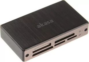 Czytnik Akasa zewn, kart pamięci - USB 3.0 (AK-CR-06BK) - Czytniki kart pamięci - miniaturka - grafika 1