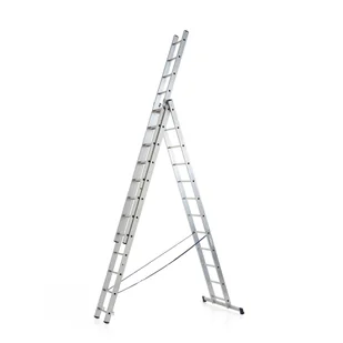 Drabina combo MATTERHORN, 3-częsciowa, 3x12 stopni, 5410 mm - Drabiny - miniaturka - grafika 1