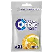 Gumy do żucia, lizaki, dropsy - Orbit White Fruit Bezcukrowa guma do żucia 29 g (21 sztuk) - miniaturka - grafika 1
