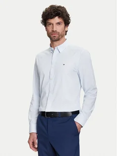 Tommy Hilfiger Koszula Performance MW0MW39419 Błękitny Regular Fit - Koszule męskie - miniaturka - grafika 1