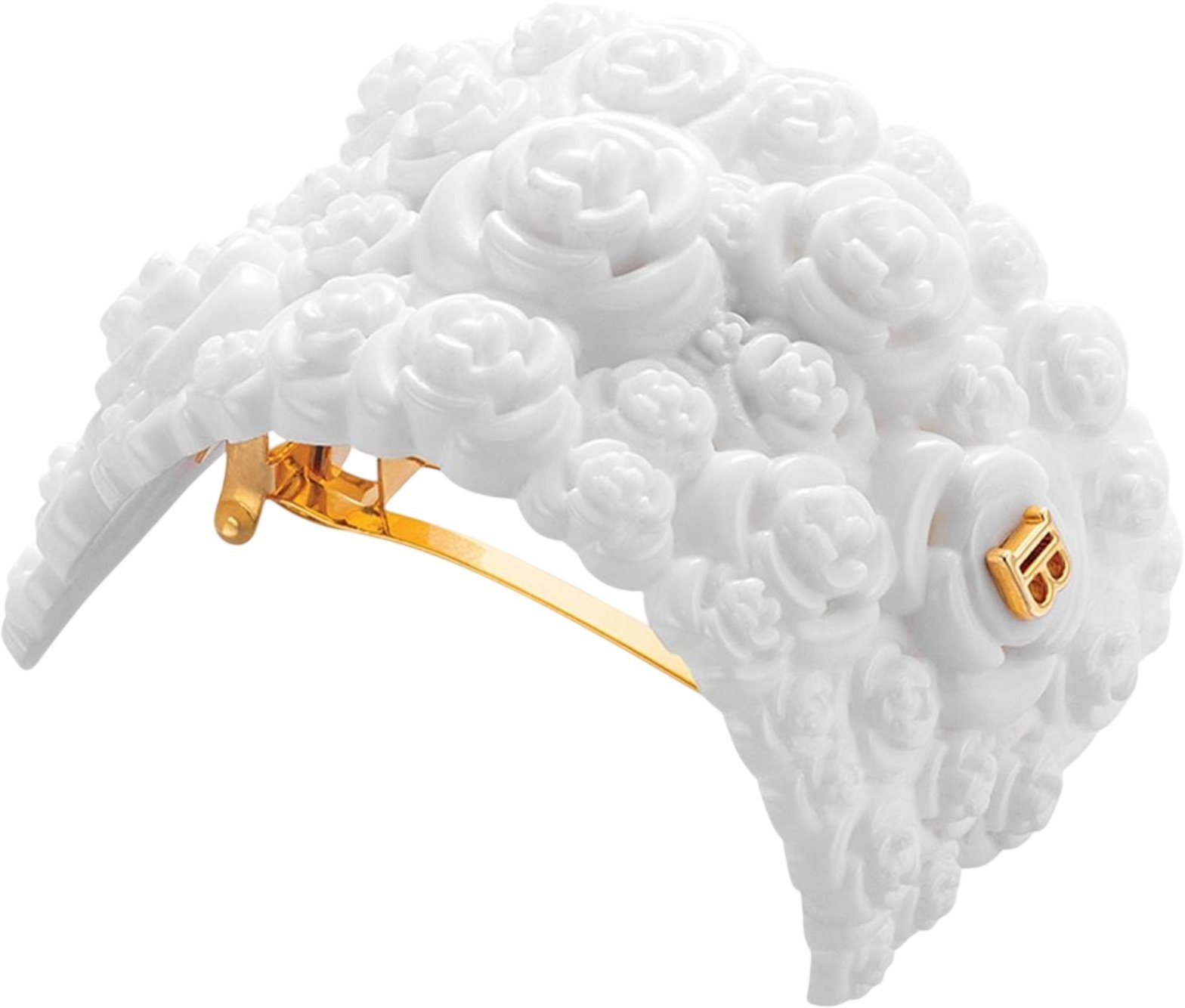 Balmain Balmain, Printemps Floral, Hair Clip, White For Women