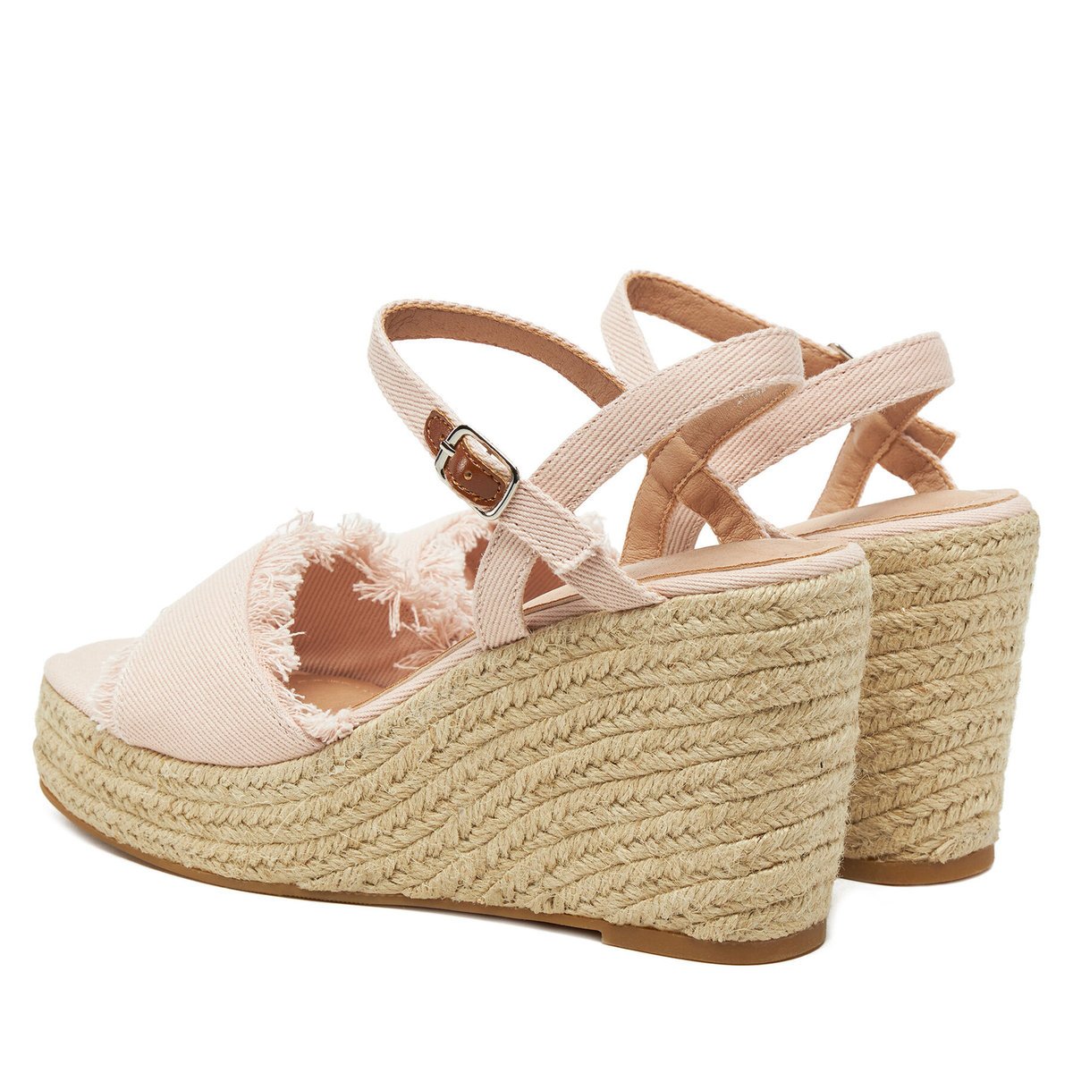 Deezee Espadryle Damskie Różowy E0822-4A