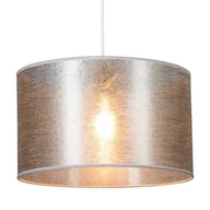 Lampy sufitowe - Britop LAMPA wisząca NEVOA 154930104 abażurowa OPRAWA okrągły ZWIS loftowy srebrny - miniaturka - grafika 1