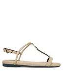 Sandały damskie - Patrizia Pepe Sandały 8X0025/L048 Beżowy - miniaturka - grafika 1