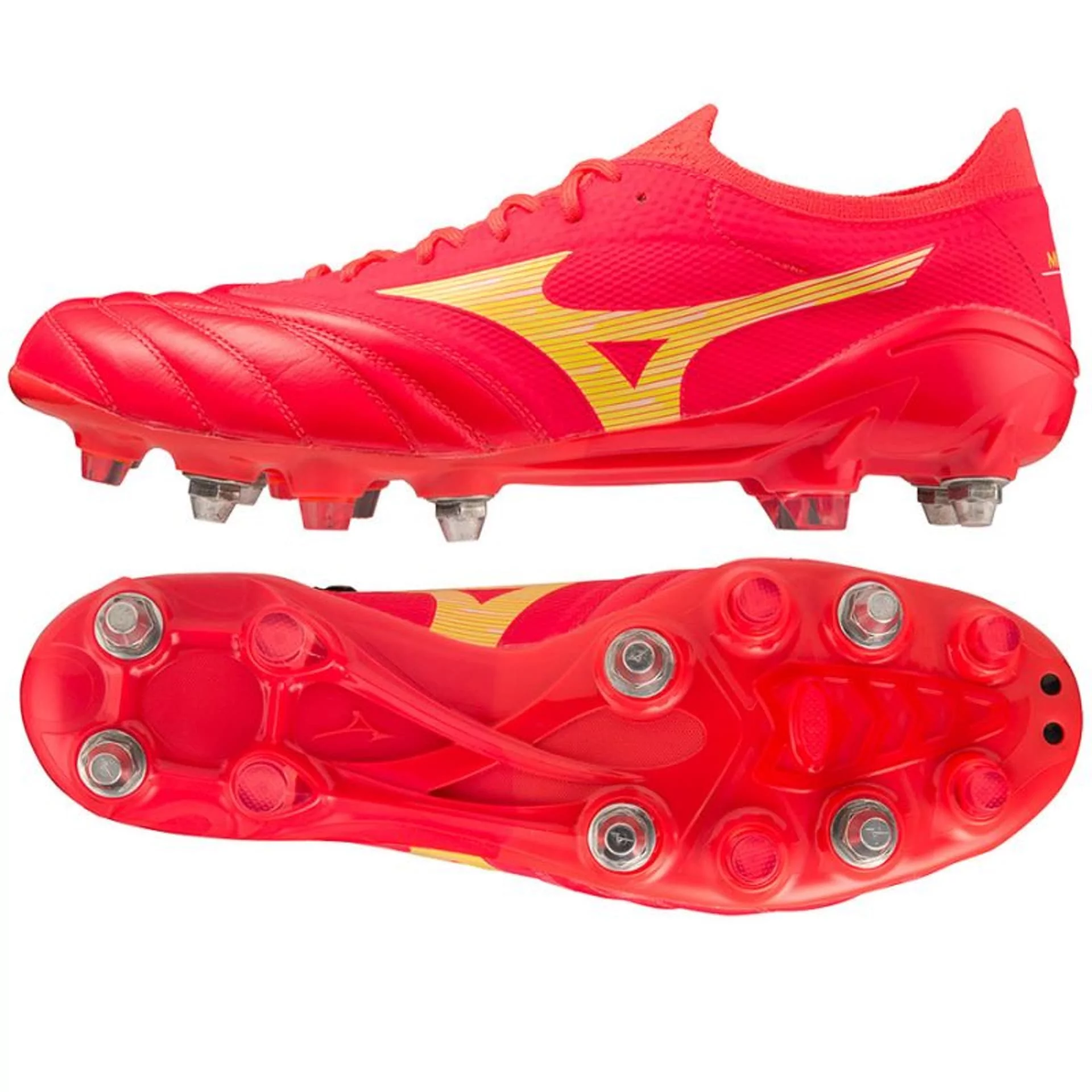 Buty Mizuno Morelia Neo IV Beta Elite Mix SG M (kolor Czerwony, rozmiar 44)